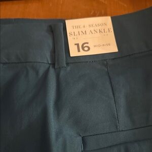 Lane Bryant 4 Season Slim Ankle Pants - Teal